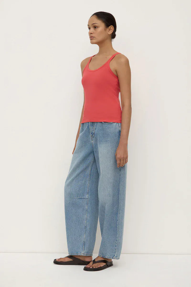 Assembly Label Tops - Tanks Charlie Rib Tank - Washed Chilli