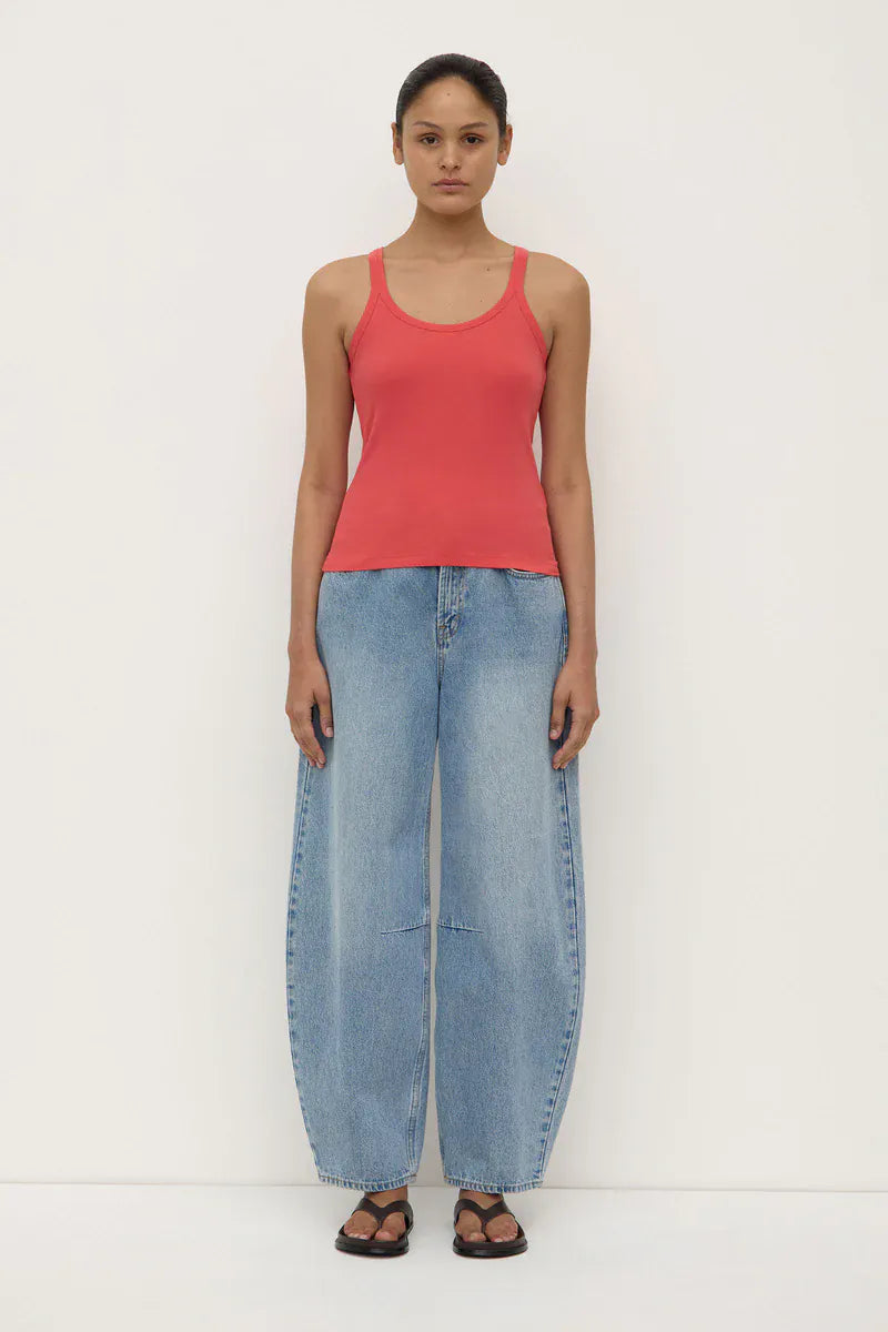 Assembly Label Tops - Tanks Charlie Rib Tank - Washed Chilli
