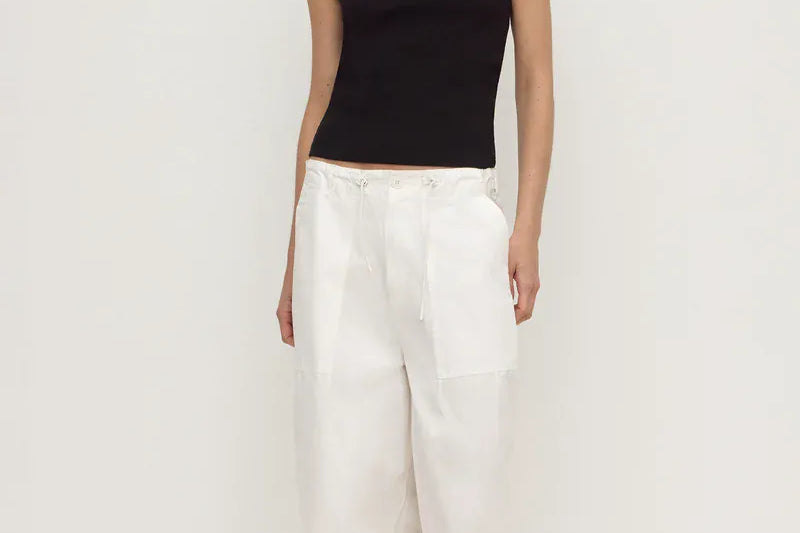 Assembly Label Tops - Tanks Robyn Scoop Neck Rib Tank - Black