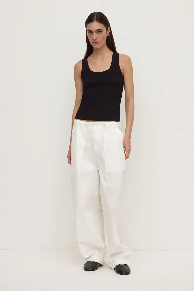 Assembly Label Tops - Tanks Robyn Scoop Neck Rib Tank - Black