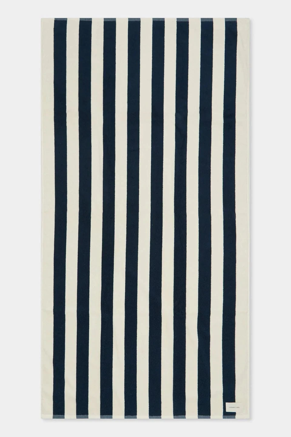 Assembly Label Towels Assembly Label | Cotton Stripe Beach Towel - True Navy/Cream