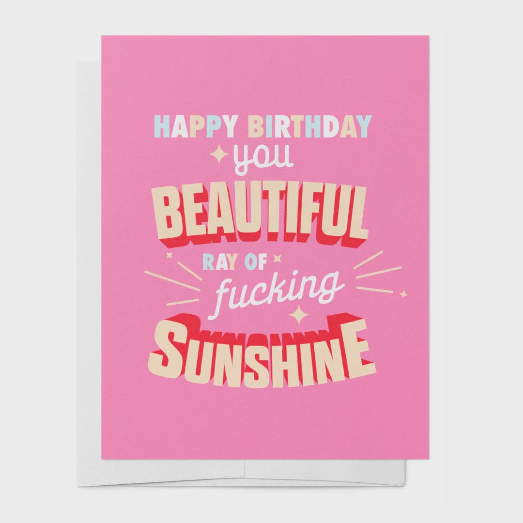 Bad On Paper Cards Happy Birthday You Ray Of Sunshine Card