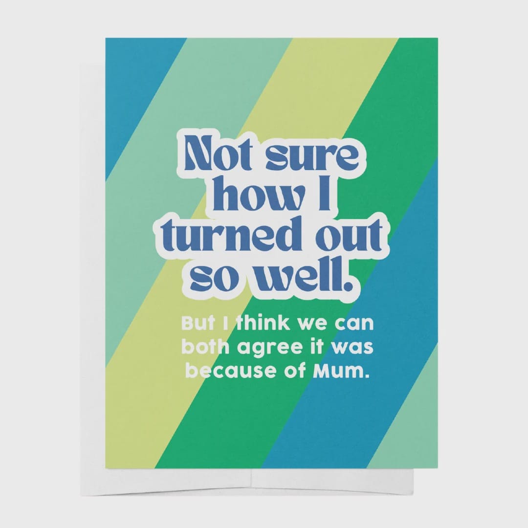 Bad On Paper Cards I turned out well - Fathers Day Card