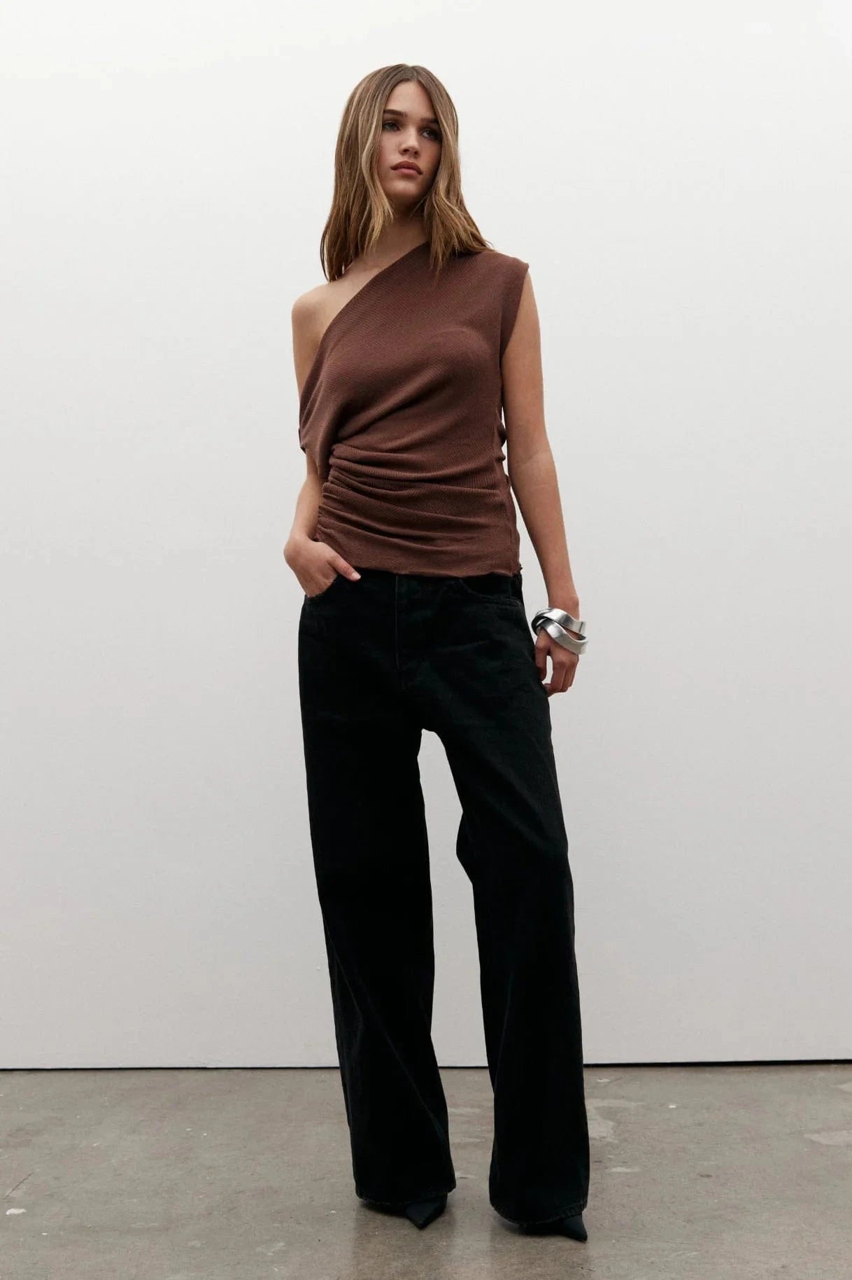 Bayse Brand Tops Amaya Top - Bark