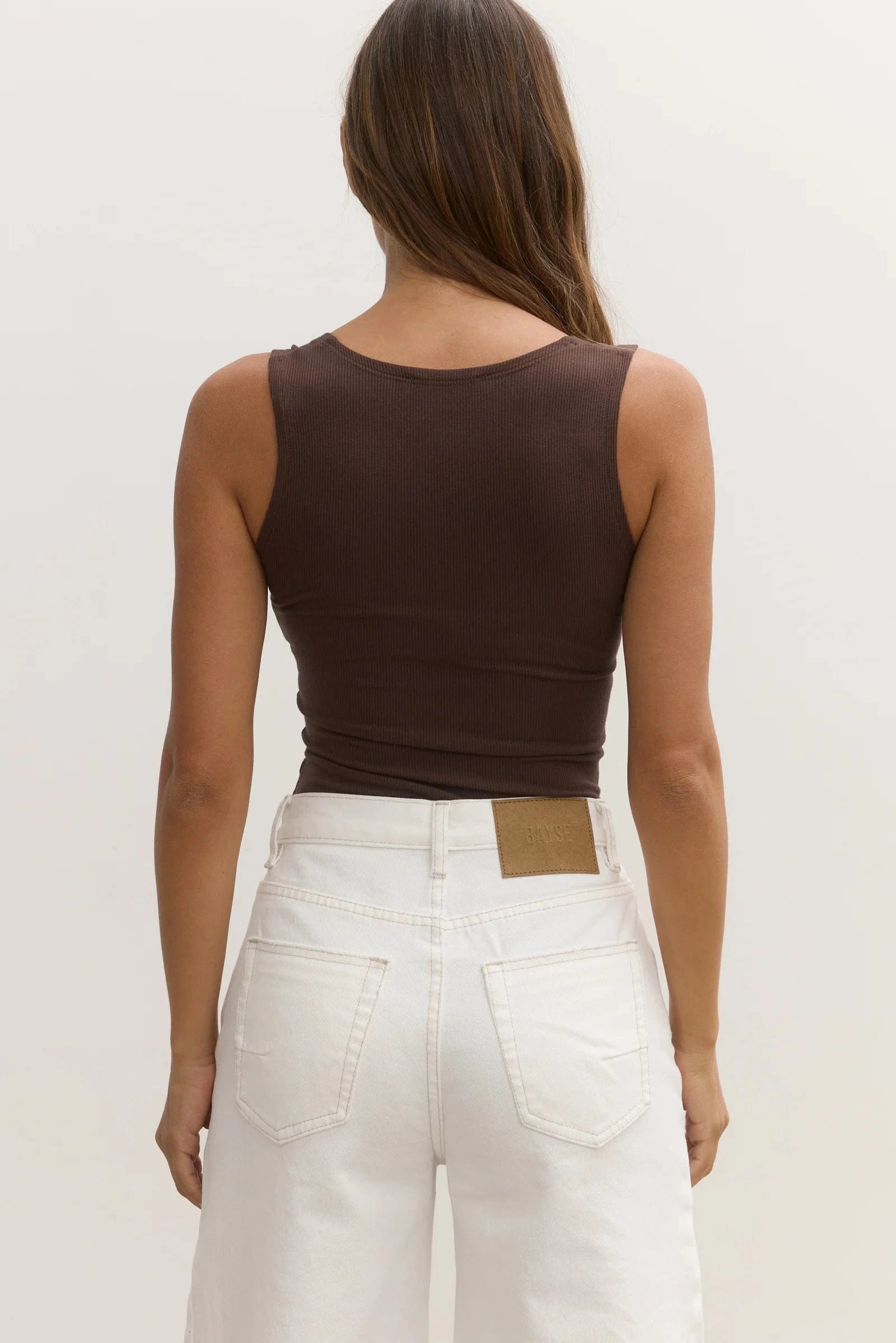Bayse Brand Tops Aurora Bodysuit - Chocolate