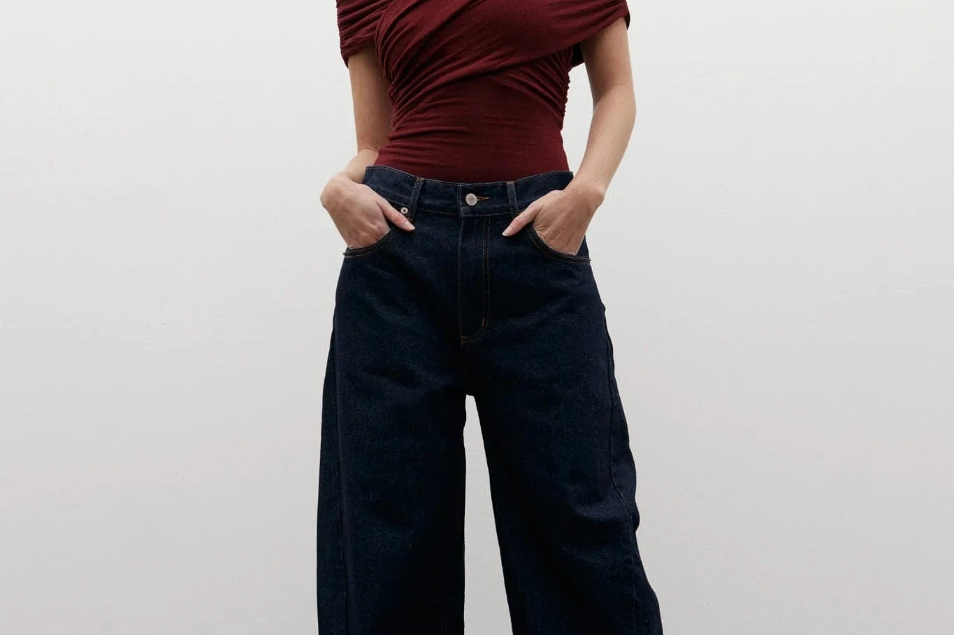 Bayse Brand Tops Bayse Brand | Ariana Bodysuit - Wine