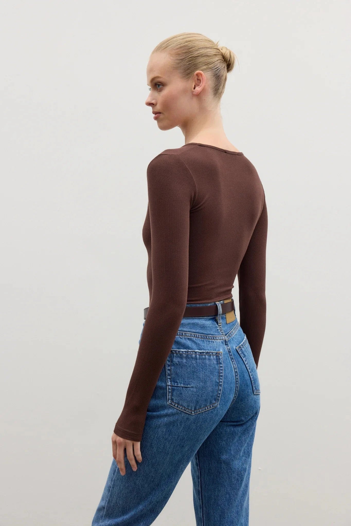 Bayse Brand Tops Bayse Brand | Lara Bodysuit - Chocolate