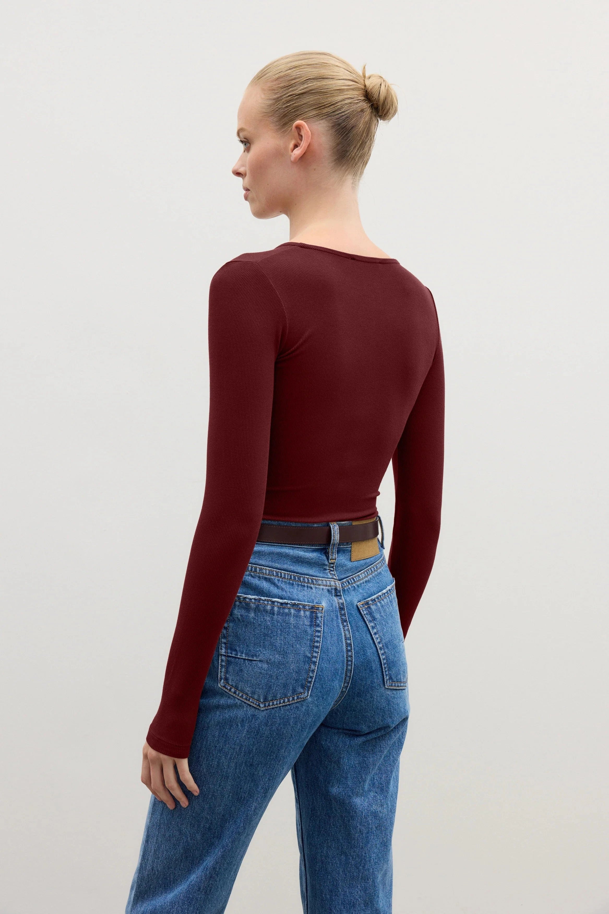 Bayse Brand Tops Bayse Brand | Lara Bodysuit - Wine