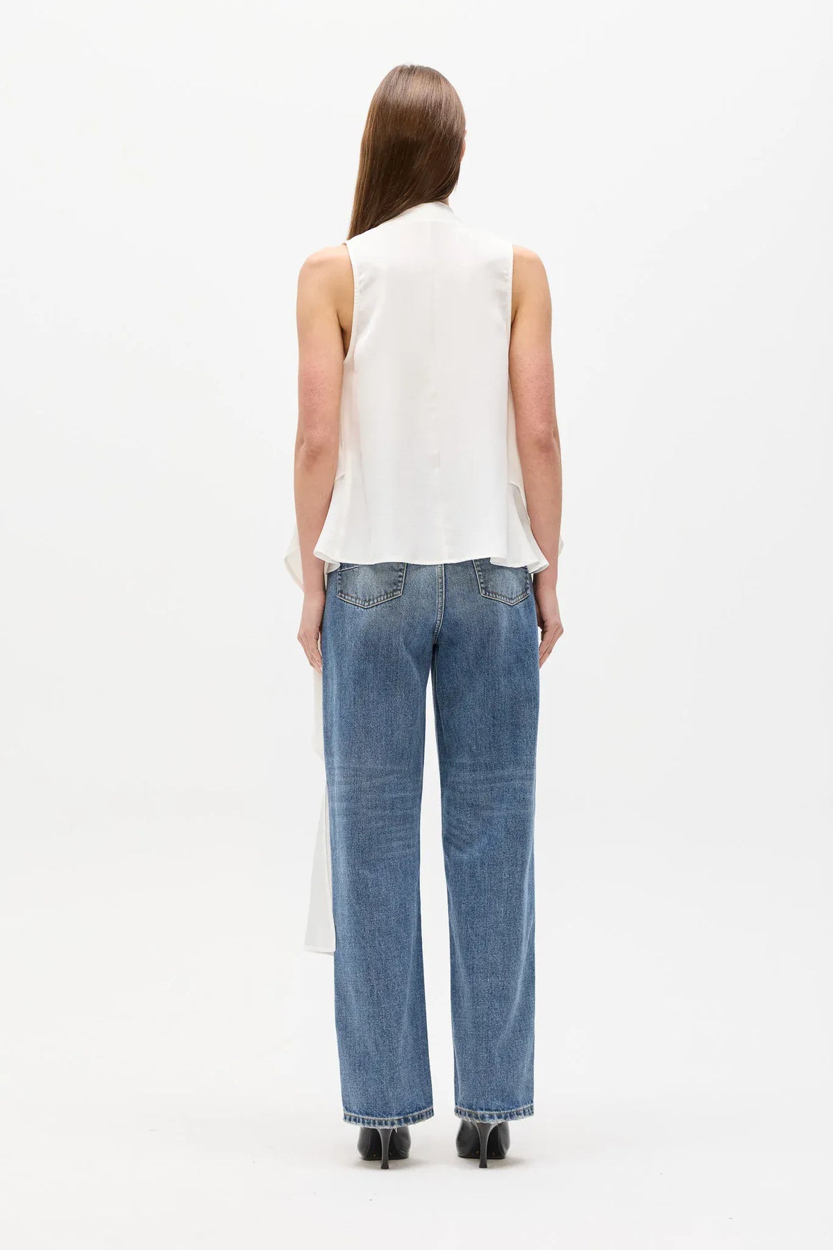 Bayse Brand Tops Leon Top - White
