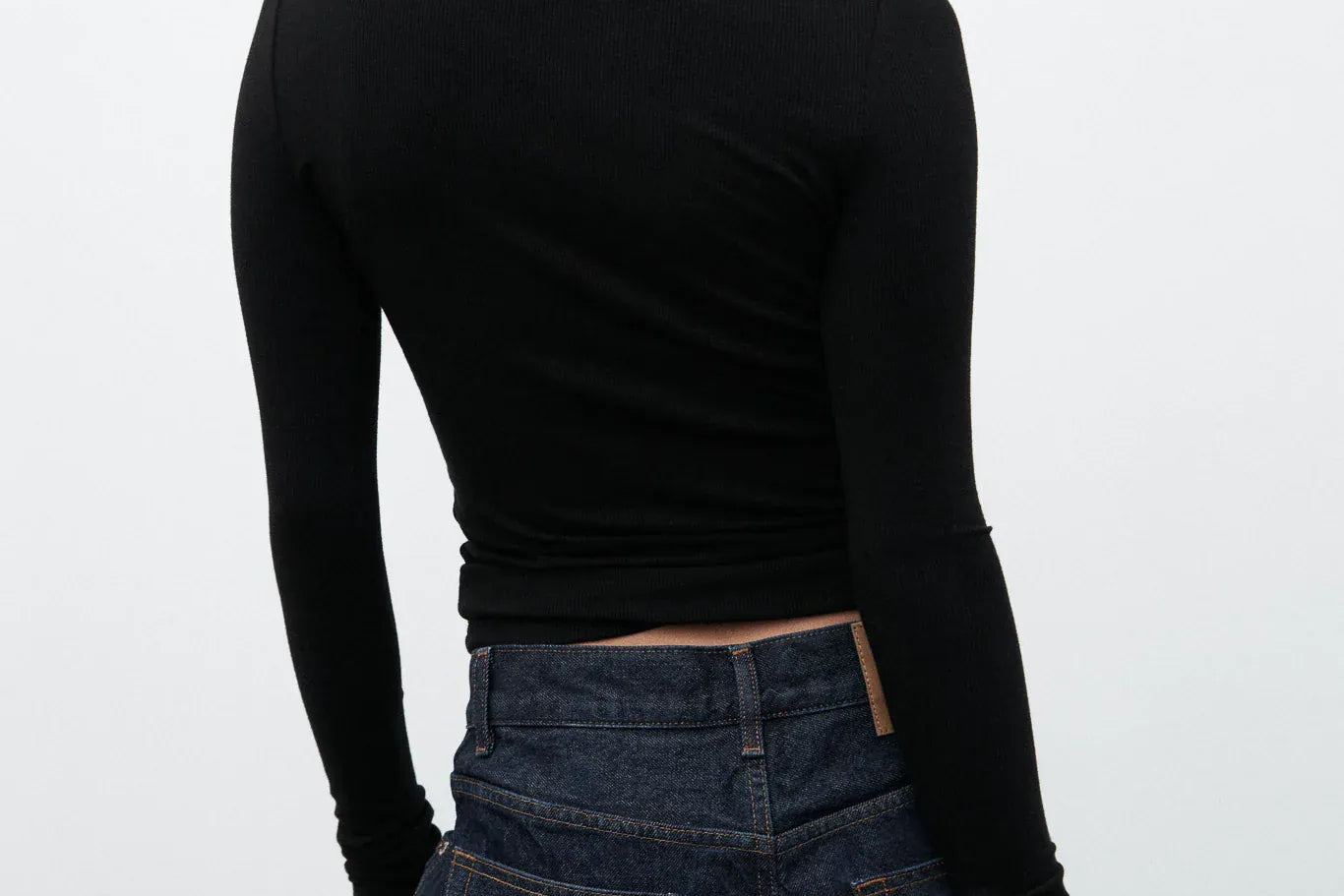 Bayse Brand Tops - Long Sleeve Nyla Top -Black