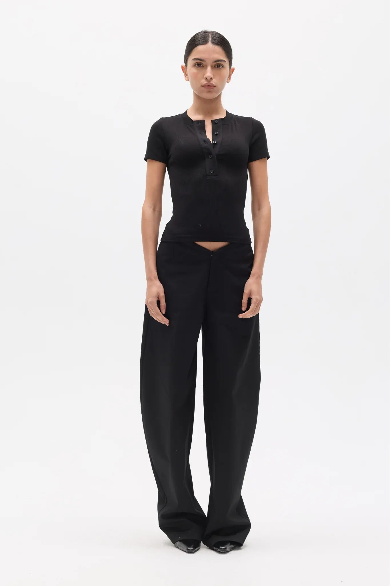 Bayse Brand Tops Oceane Top - Black