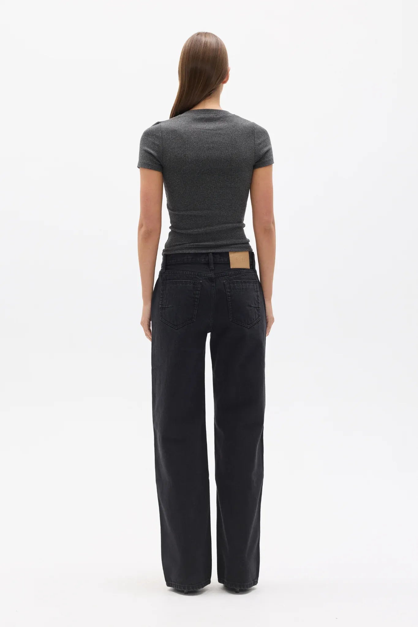 Bayse Brand Tops Oceane Top - Dark Heather Grey