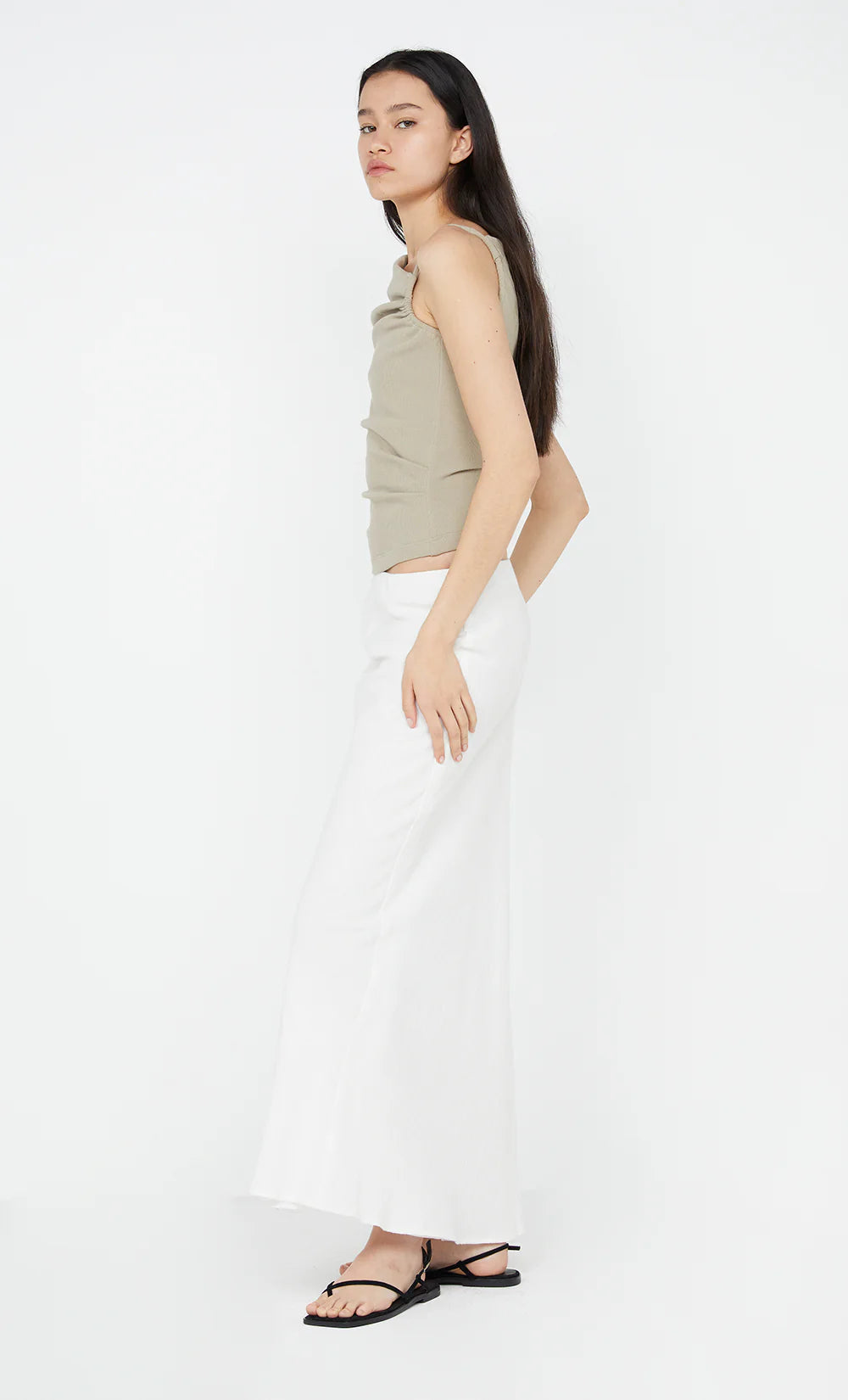 Bec + Bridge | Leila Asym Tank - Taupe