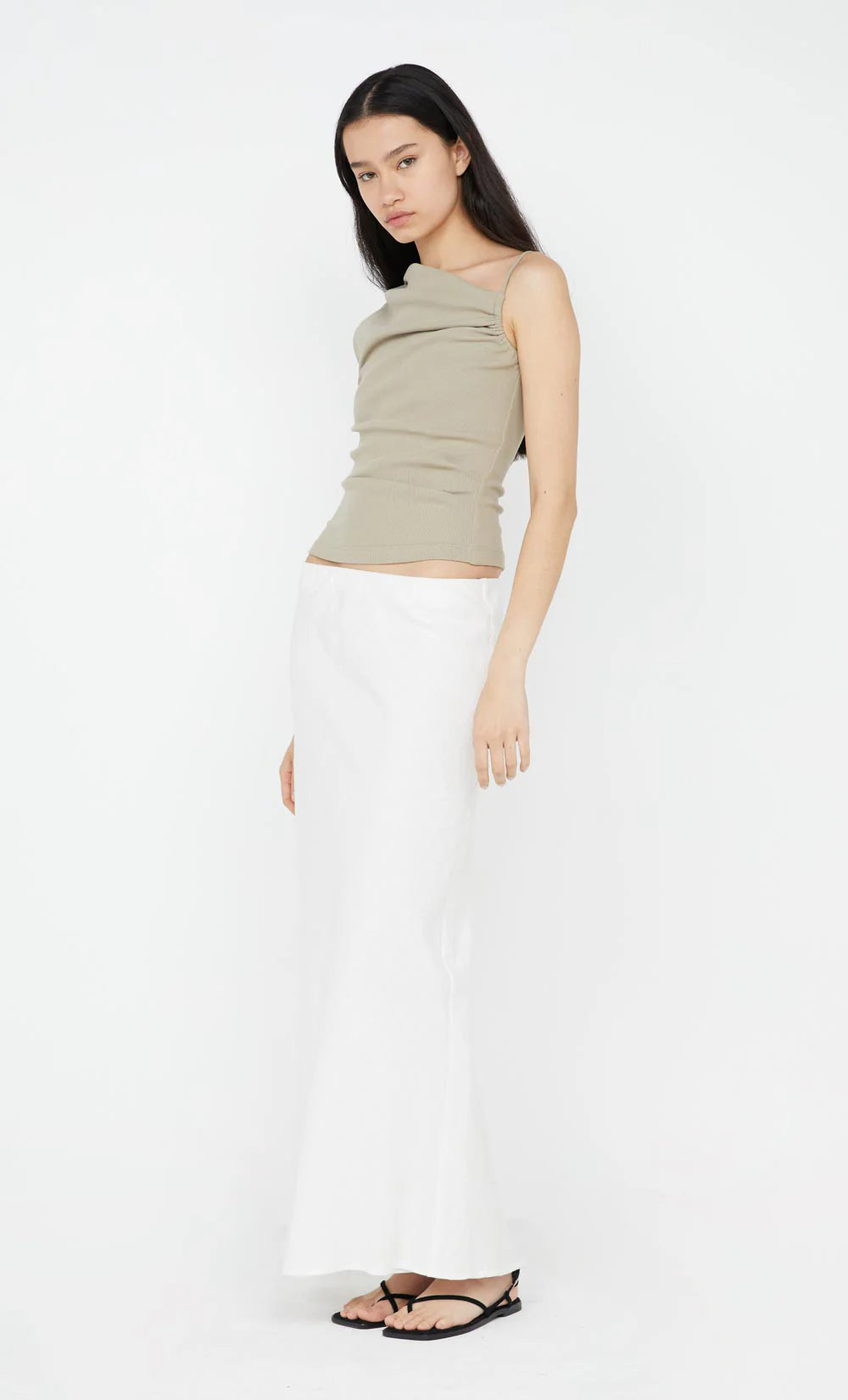 Bec + Bridge | Leila Asym Tank - Taupe