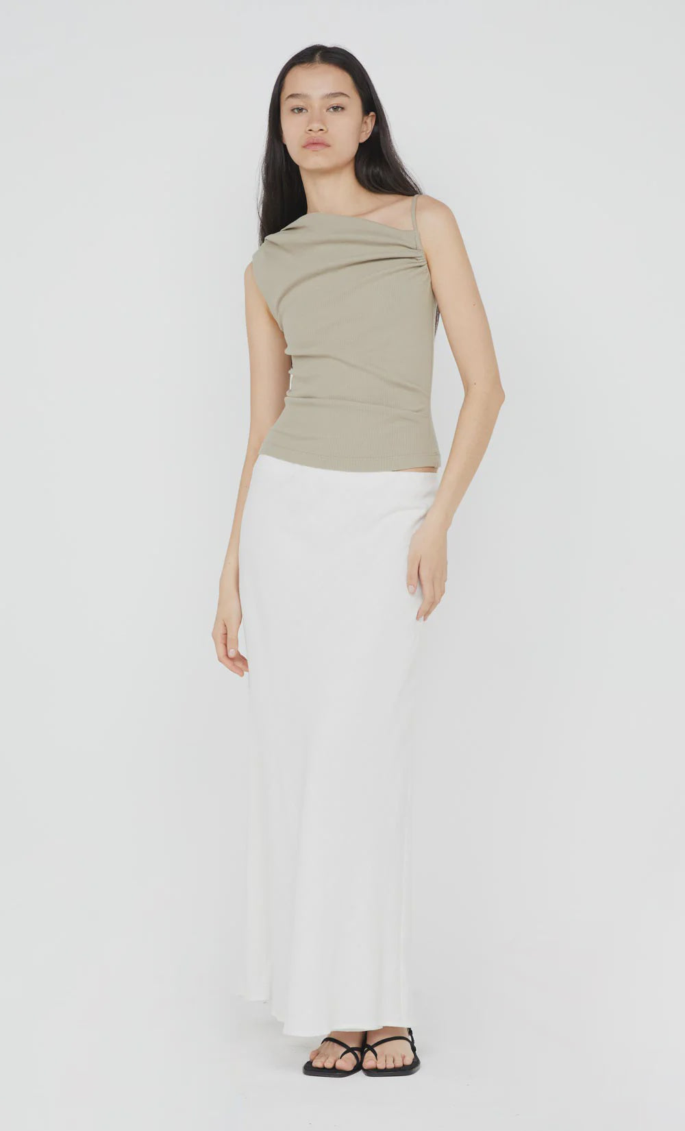 Bec + Bridge | Leila Asym Tank - Taupe