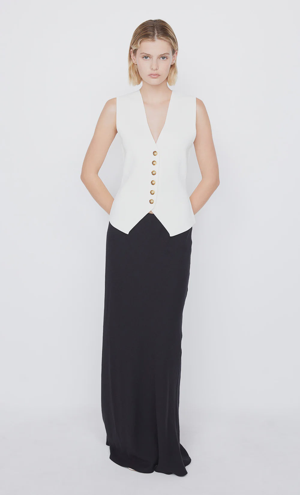 Bec + Bridge | Lorah Knit Vest - Ivory