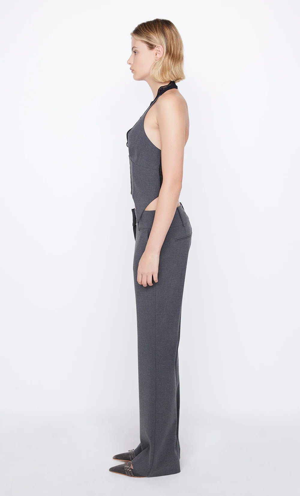 Bec + Bridge | Naida Halter Top - Charcoal