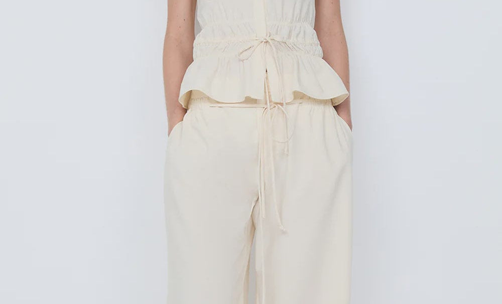 Bec + Bridge Tops Astrid Halter Top - Ivory