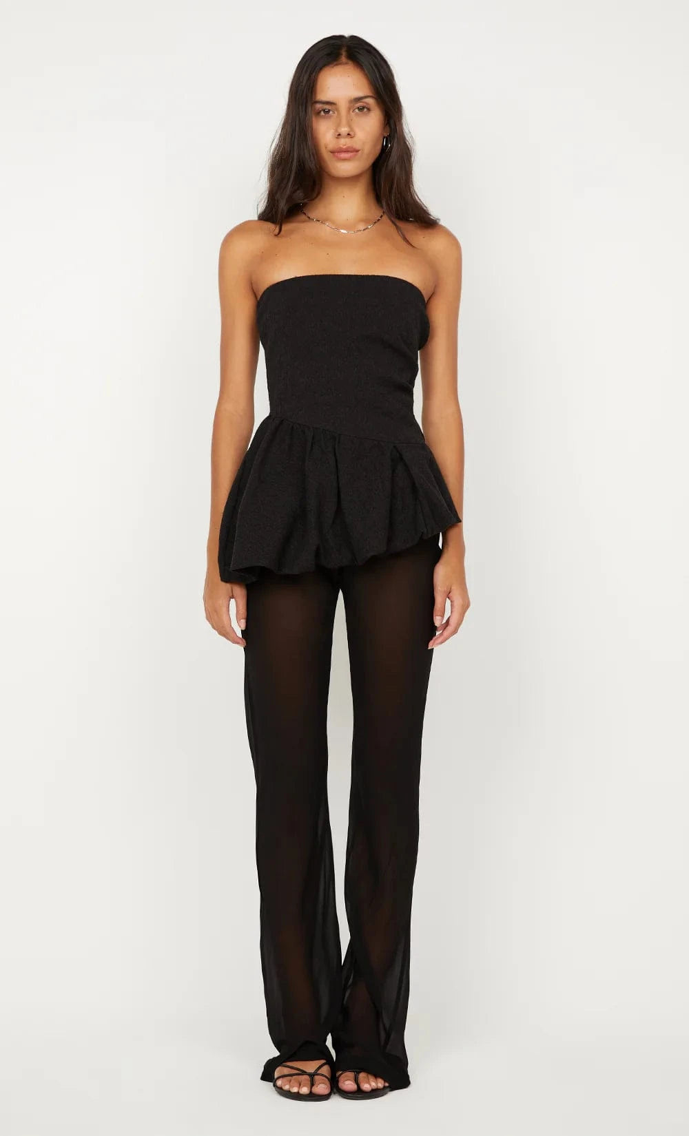 Bec + Bridge Tops Bec + Bridge | Rowena Strapless Top - Black