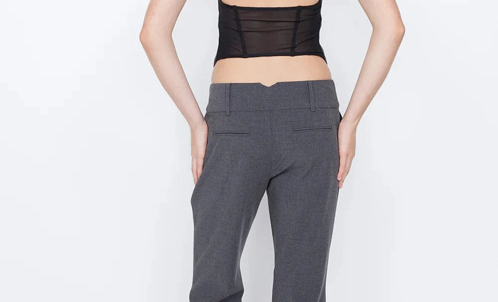 Bec + Bridge Tops - Formal Bec + Bridge | Naida Halter Top - Charcoal