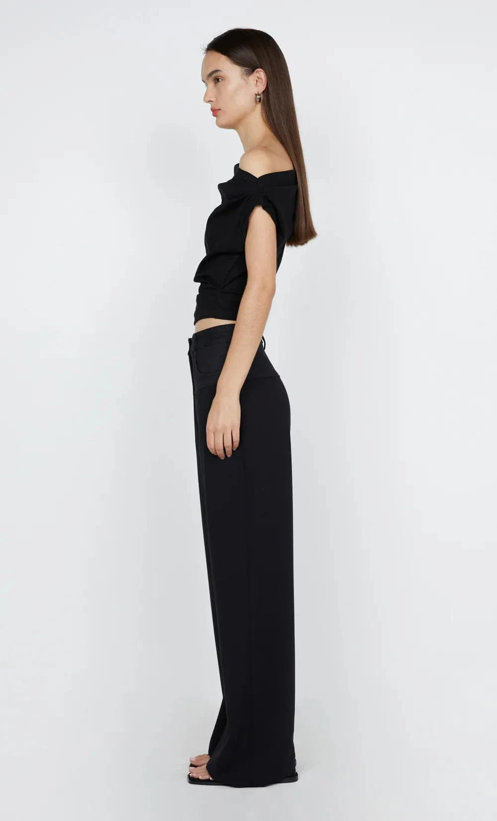 Bec + Bridge Tops - Formal Bec + Bridge | Soraya Boat Neck Top - Black