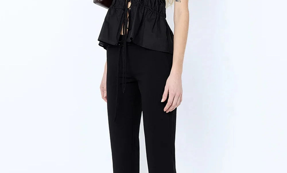 Bec + Bridge Tops Lynna Halter Top - Black