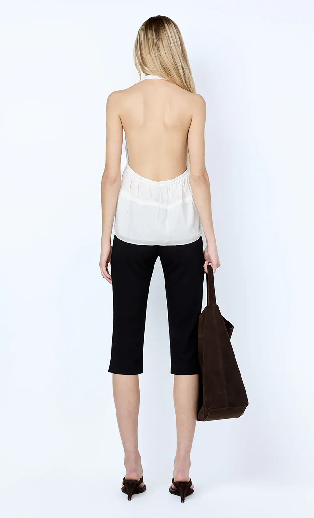 Bec + Bridge Tops Lynna Halter Top - White