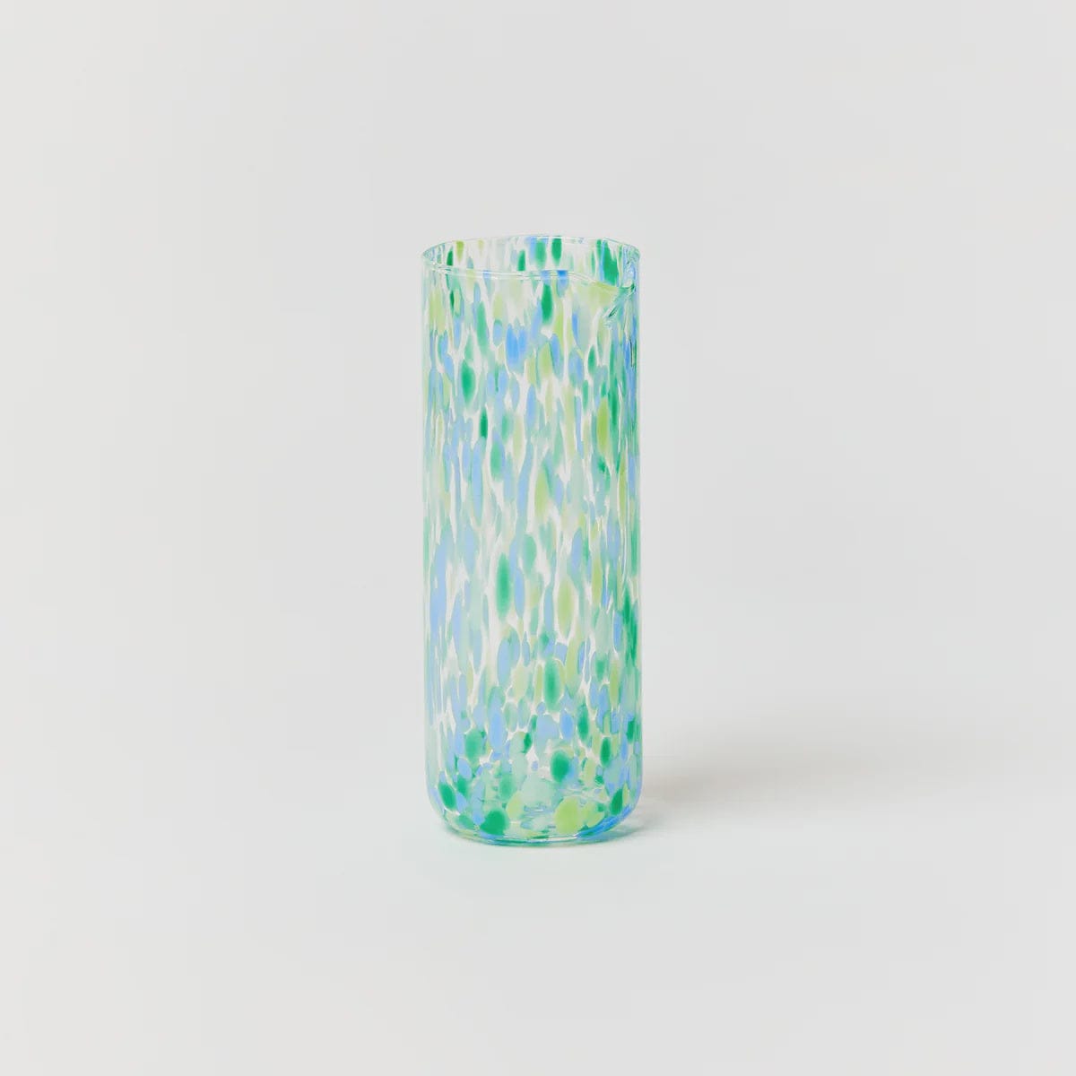 Bonnie & Neil Glassware Bonnie & Neil | Dots Confetti Blue Carafe