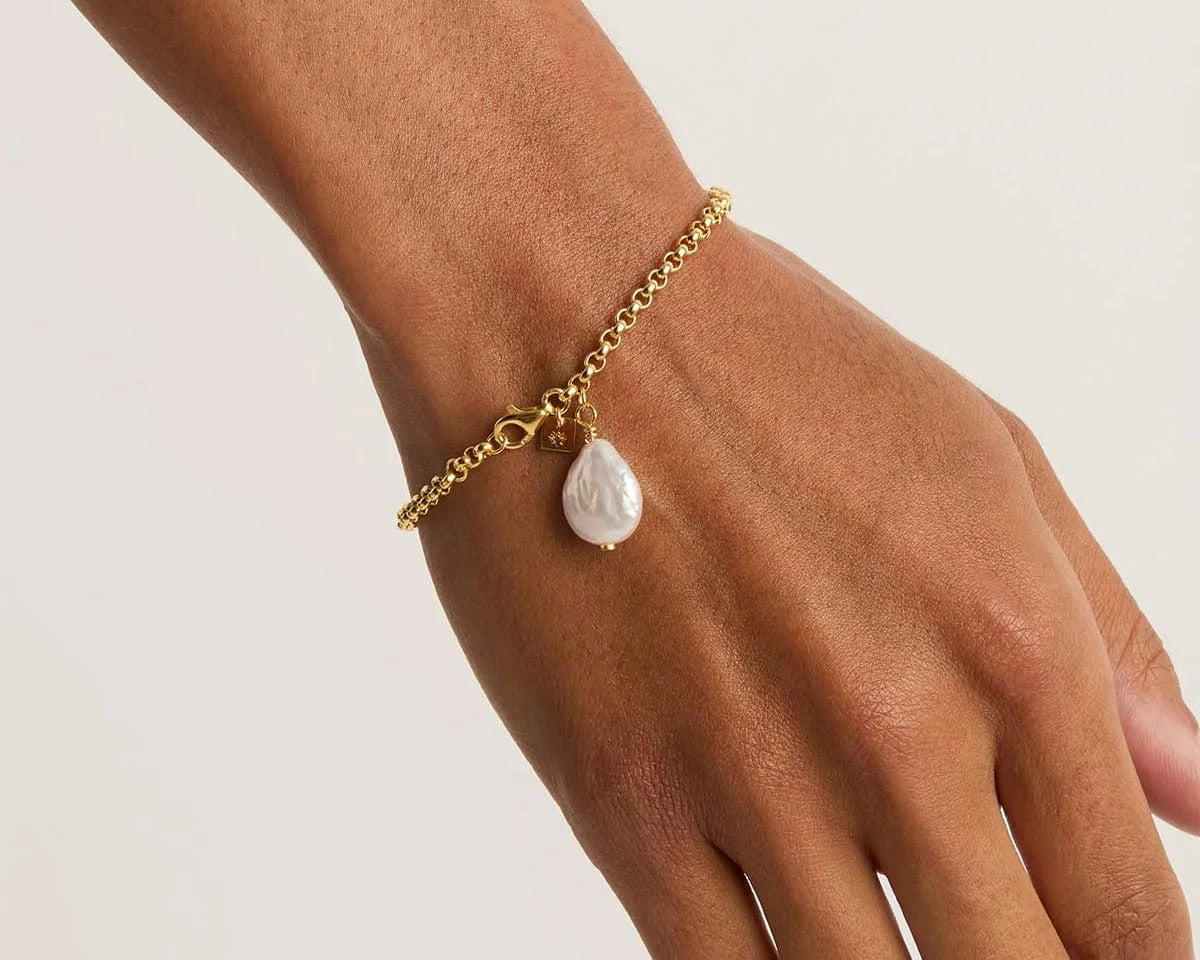 By Charlotte Bracelets By Charlotte | Embrace Stillness Bracelet - 18k Gold Vermeil
