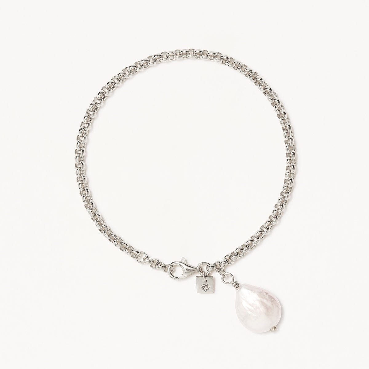 By Charlotte Bracelets By Charlotte | Embrace Stillness Pearl Bracelet -  Sterling Silver
