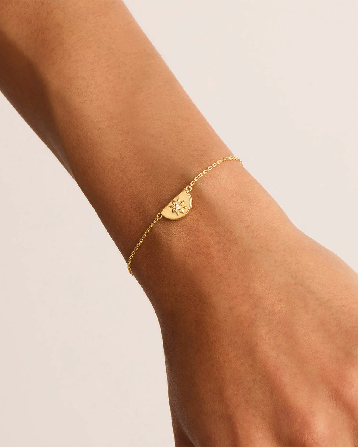 By Charlotte Bracelets By Charlotte | Lotus Bracelet - 18k Gold Vermeil