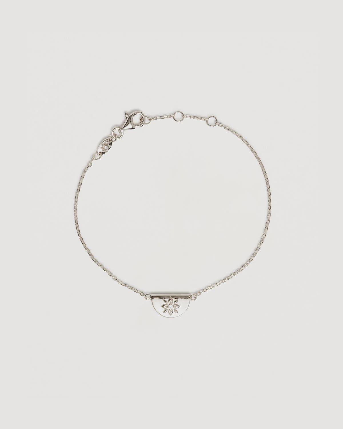 By Charlotte Bracelets By Charlotte | Lotus Bracelet - Sterling Silver