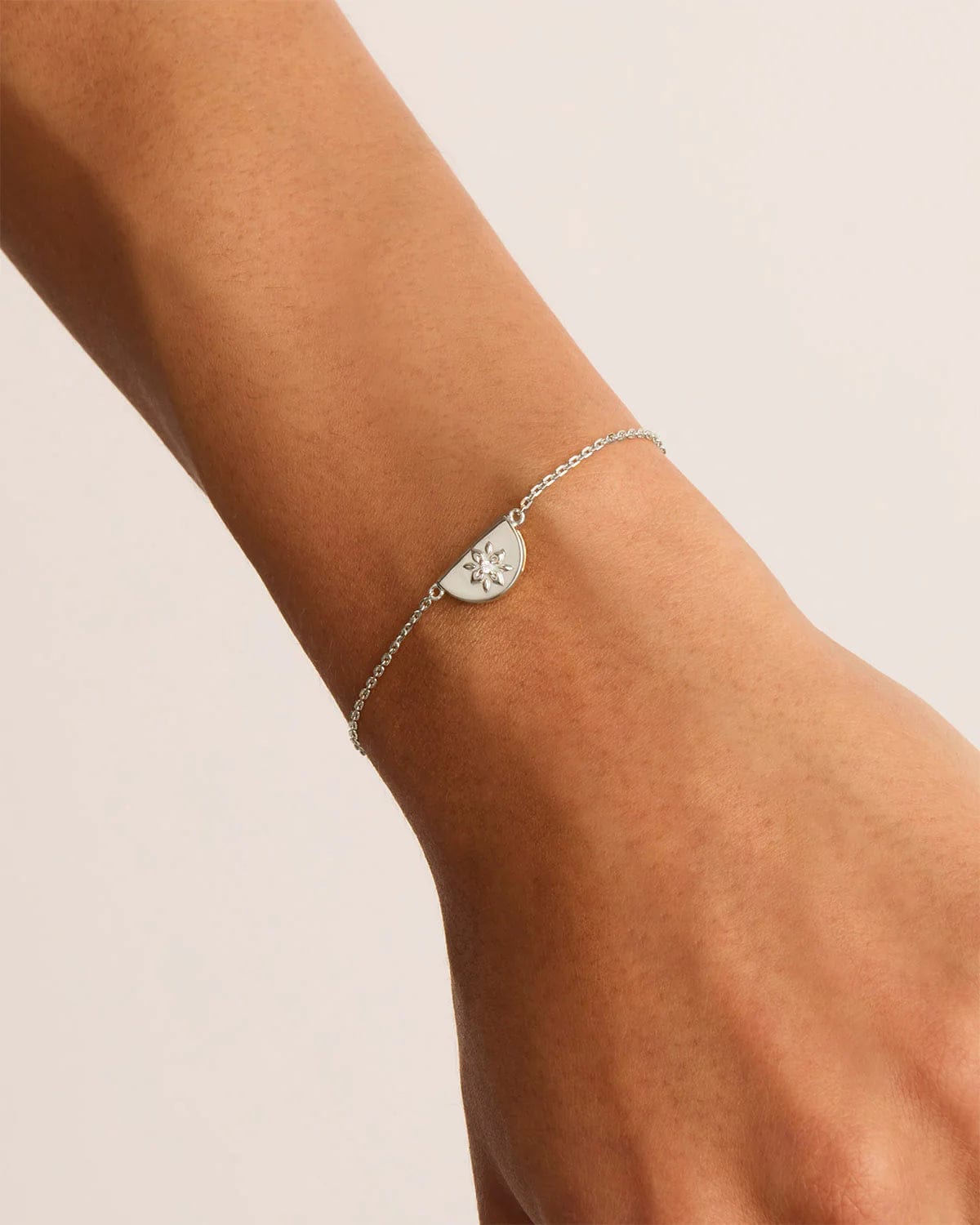 By Charlotte Bracelets By Charlotte | Lotus Bracelet - Sterling Silver