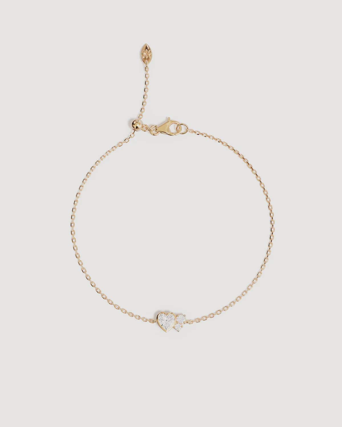 By Charlotte Bracelets Dream Lover Heart Bracelet - 18k Gold Vermeil