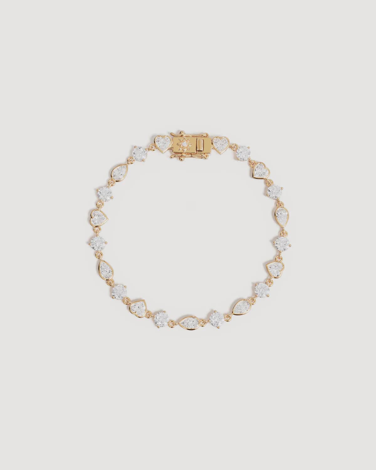 By Charlotte Bracelets Dream Lover Tennis Bracelet - 18k Gold Vermeil