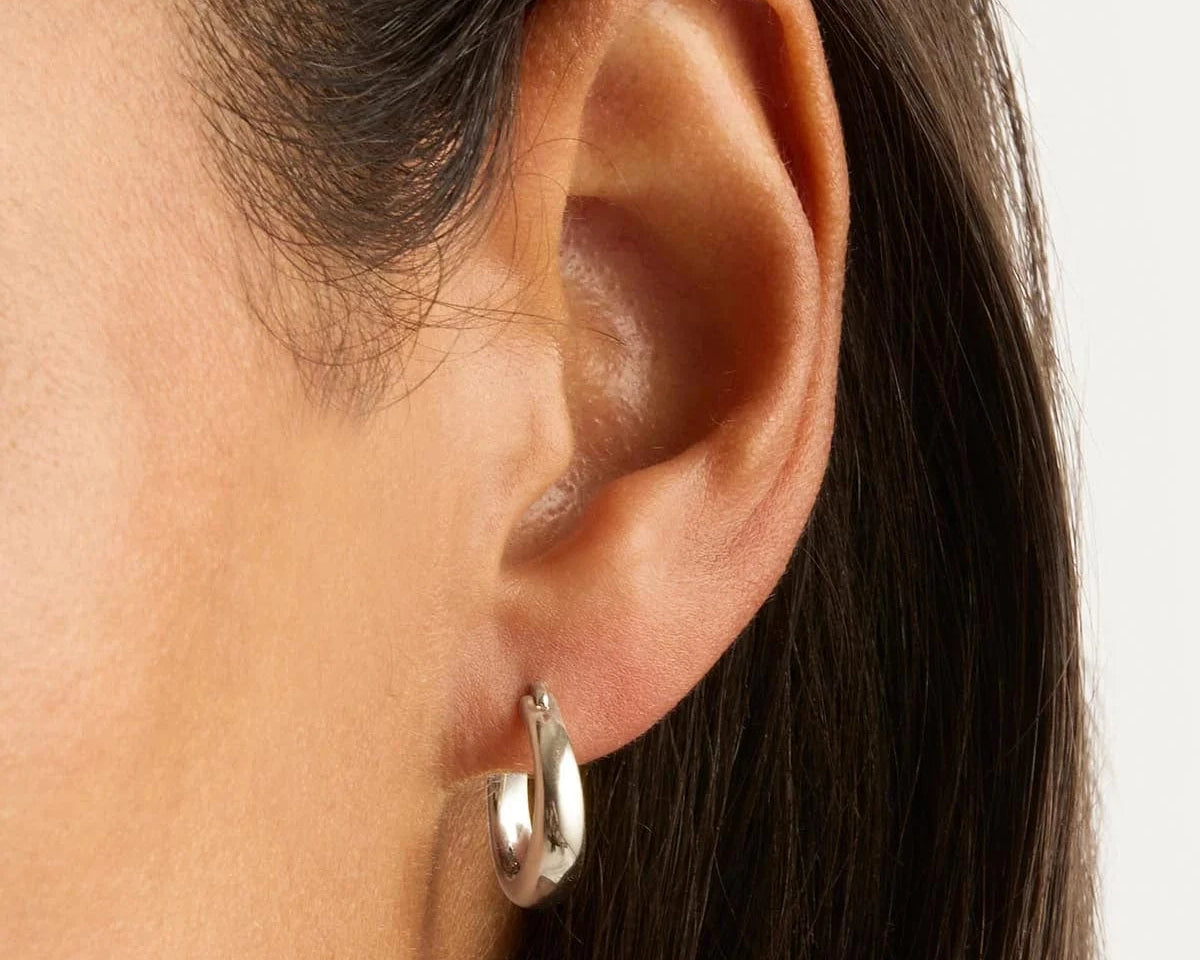 By Charlotte Earrings By Charlotte | Infinite Horizon Small Hoops - Sterling Silver