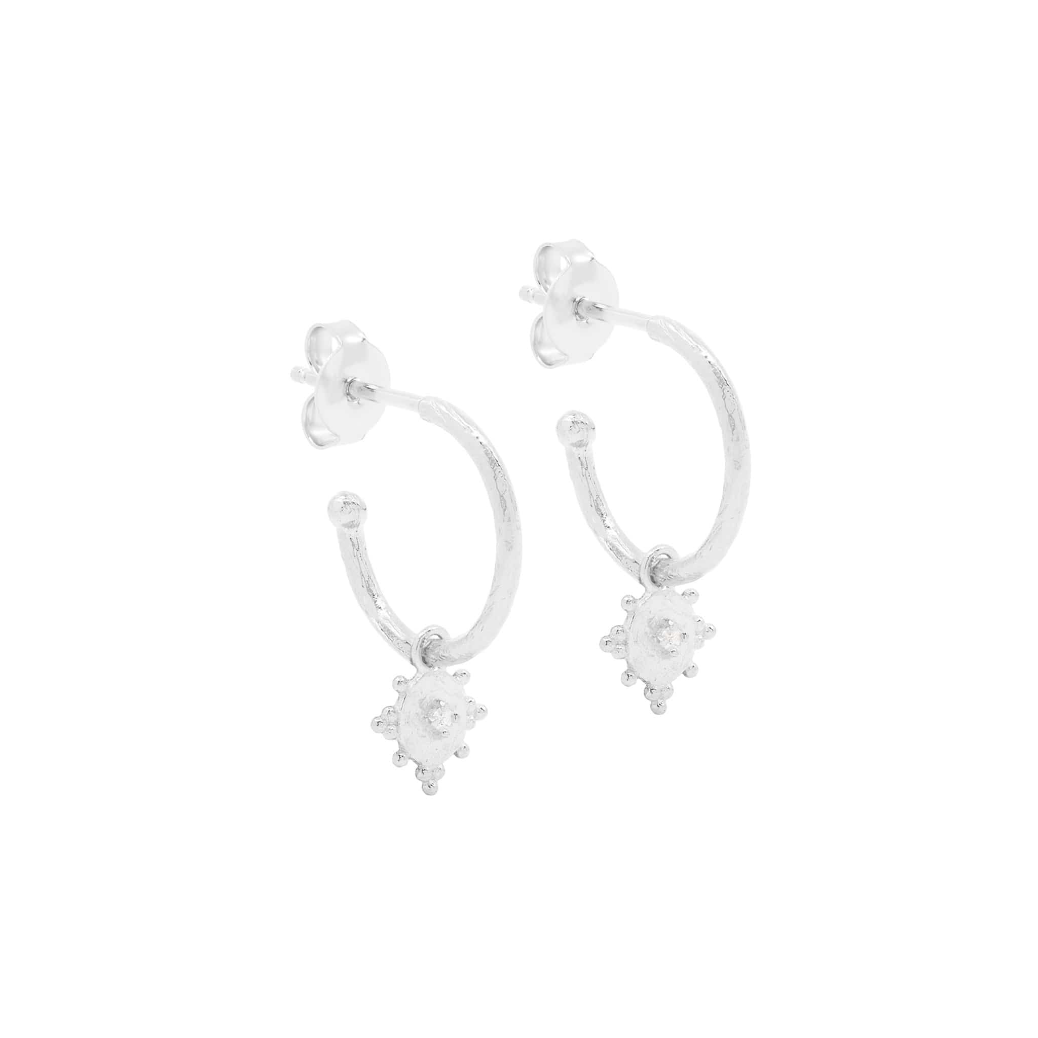 By Charlotte Jewellery By Charlotte | Be Present Hoops - Silver
