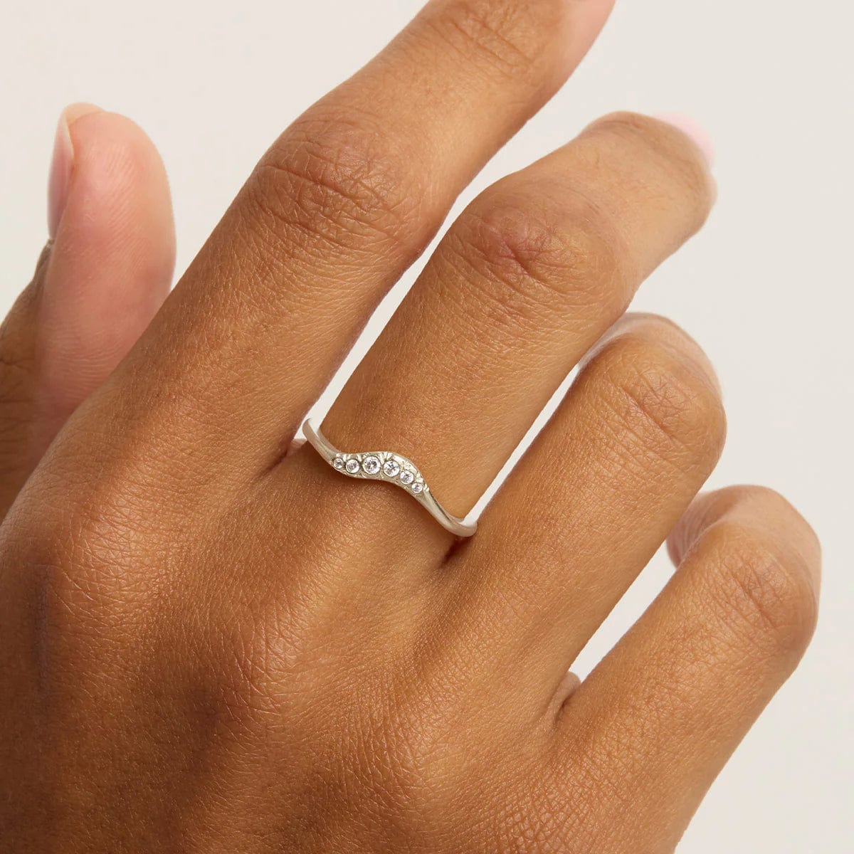 By Charlotte Jewellery By Charlotte | Horizon Ring - Silver