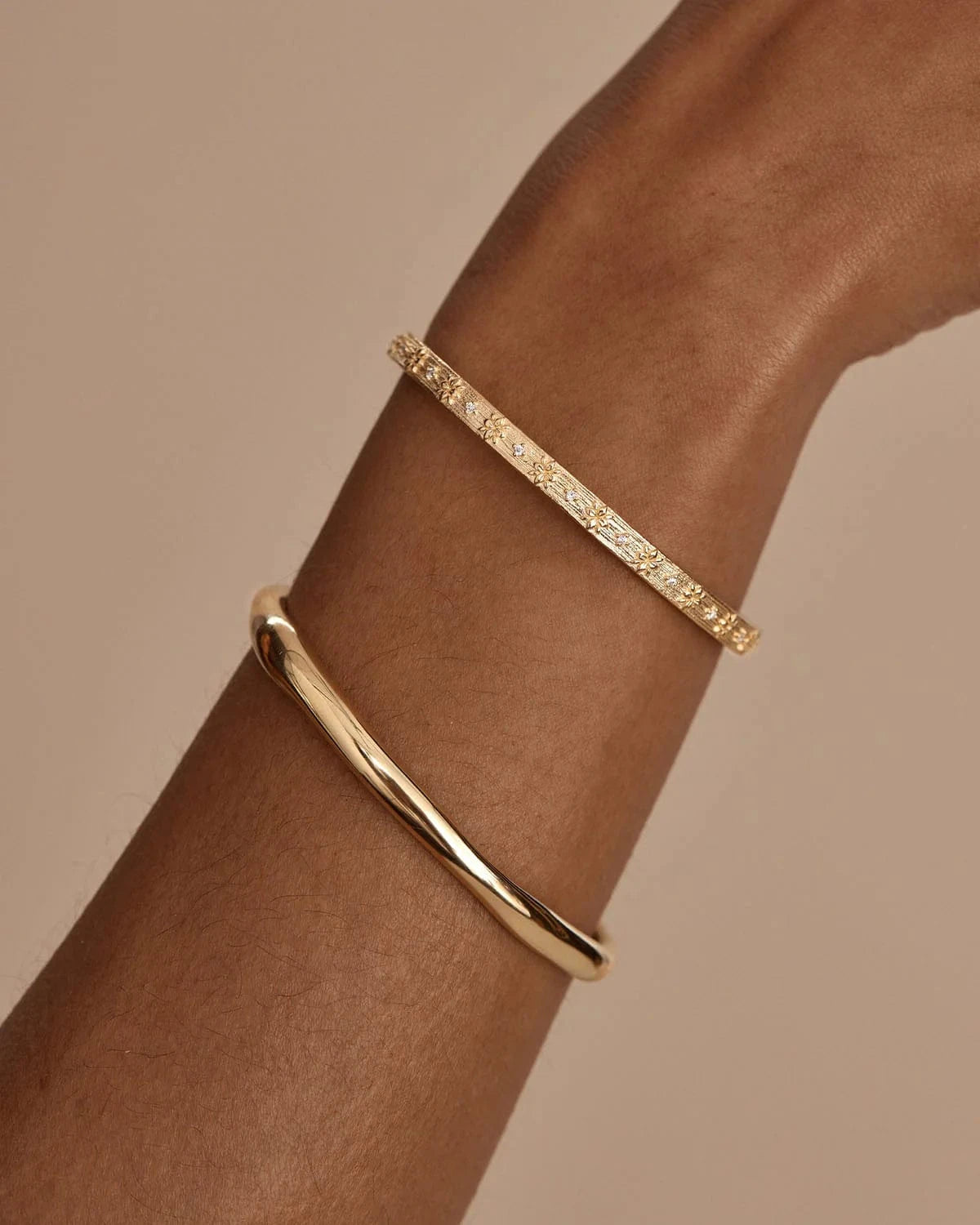 By Charlotte Jewellery By Charlotte | Lover Bangle - 18k Gold Vermeil