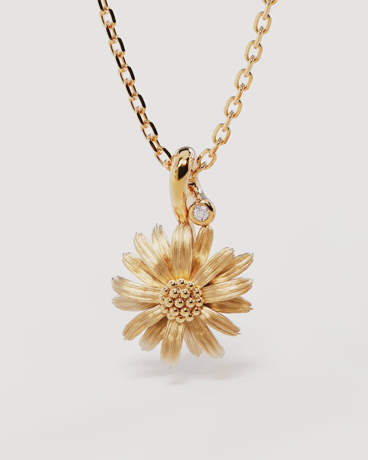 By Charlotte Necklaces Birth Flower Necklace - Daisy/April