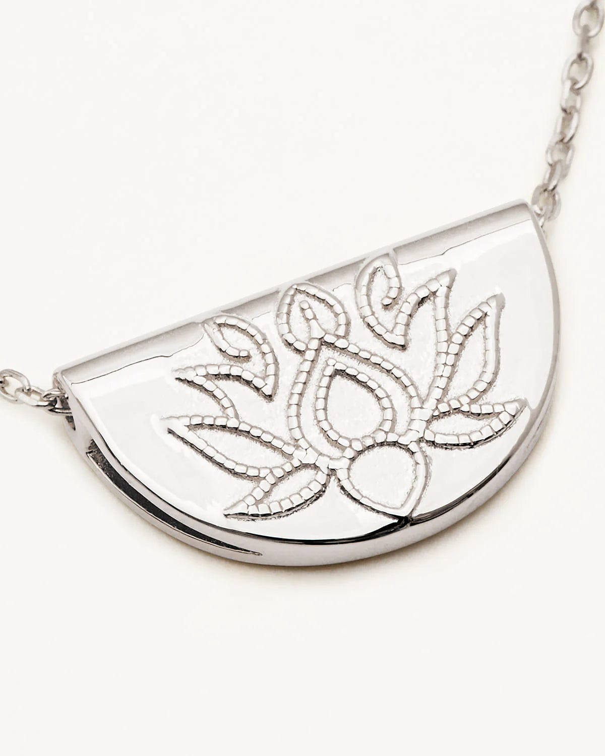 By Charlotte Necklaces By Charlotte | Lotus Short Necklace - Sterling Silver