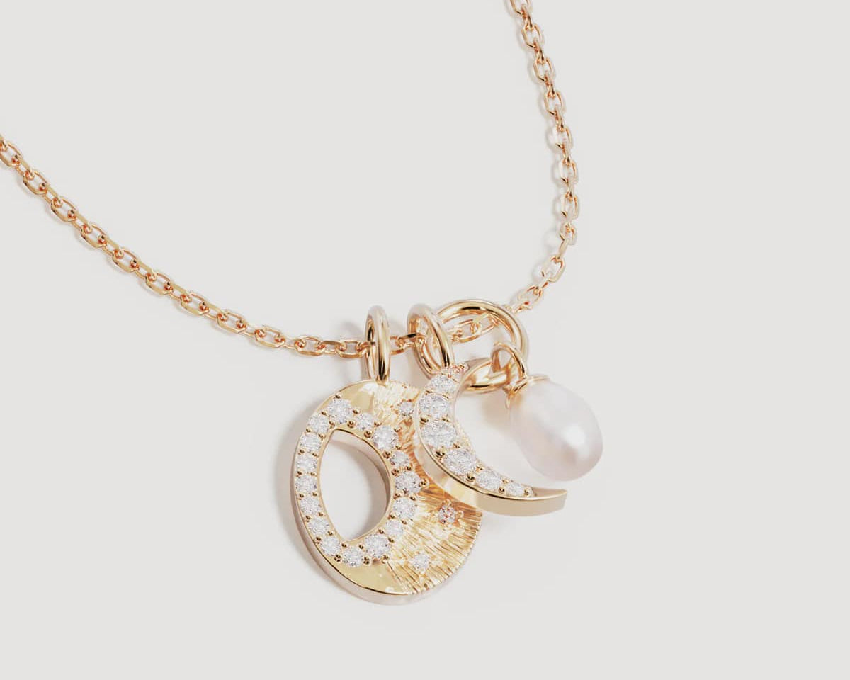 By Charlotte Necklaces Celestial Skies Necklace - Gold