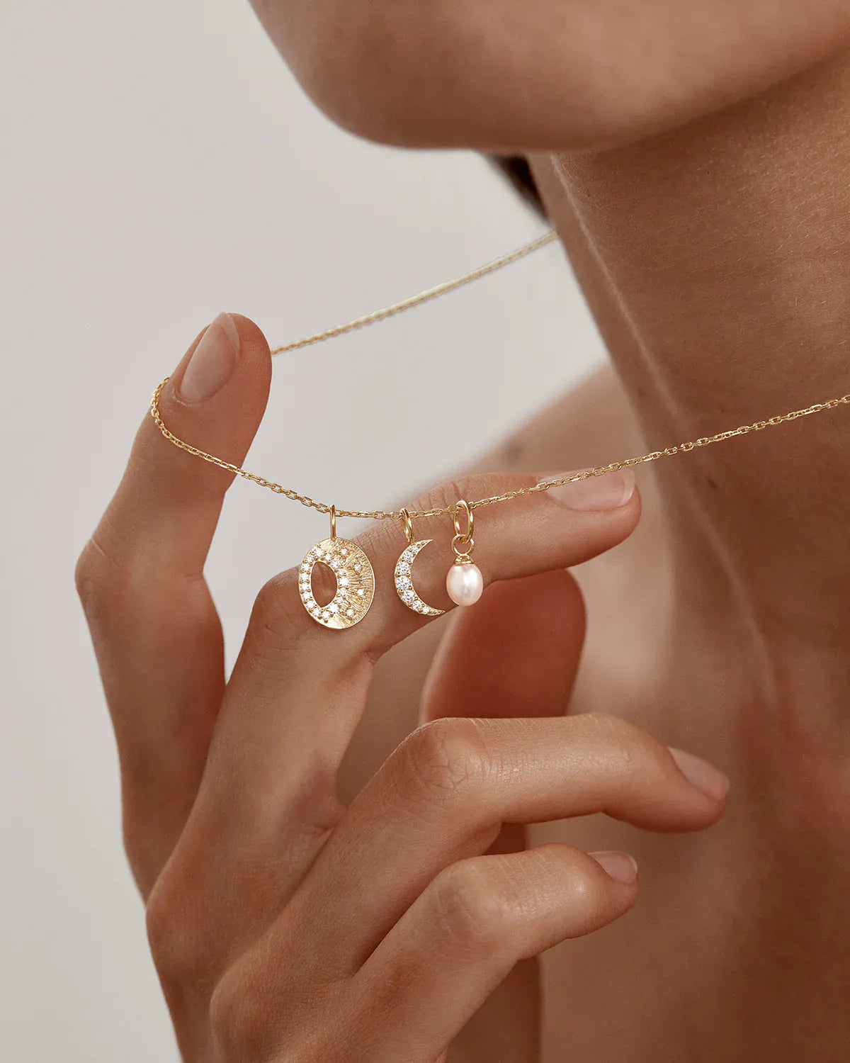 By Charlotte Necklaces Celestial Skies Necklace - Gold