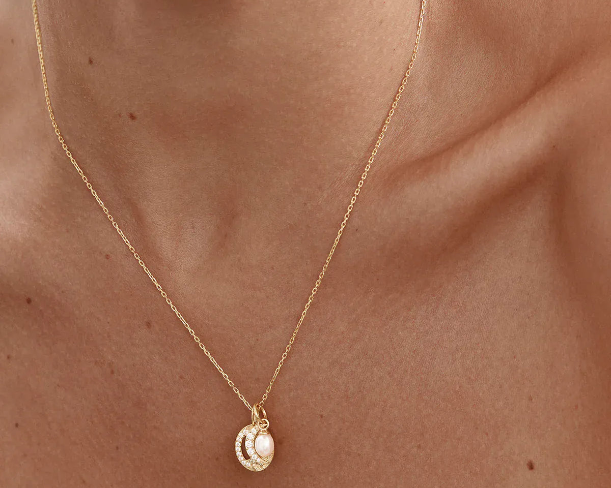 By Charlotte Necklaces Celestial Skies Necklace - Gold
