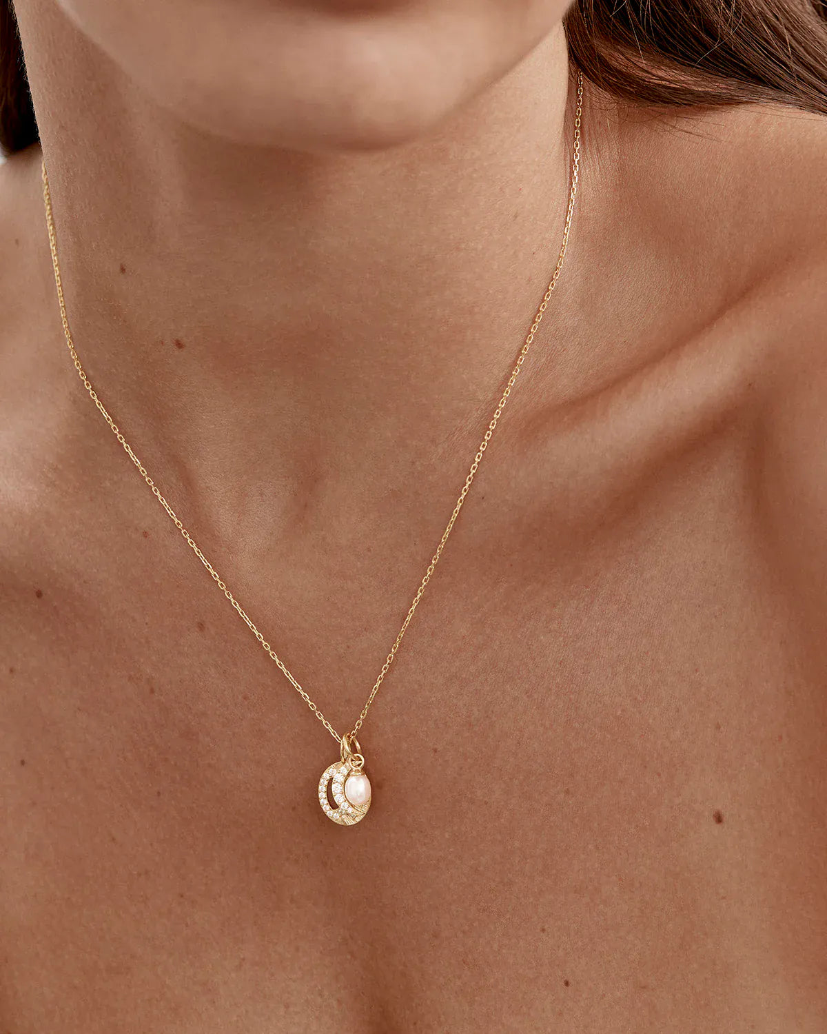By Charlotte Necklaces Celestial Skies Necklace - Gold