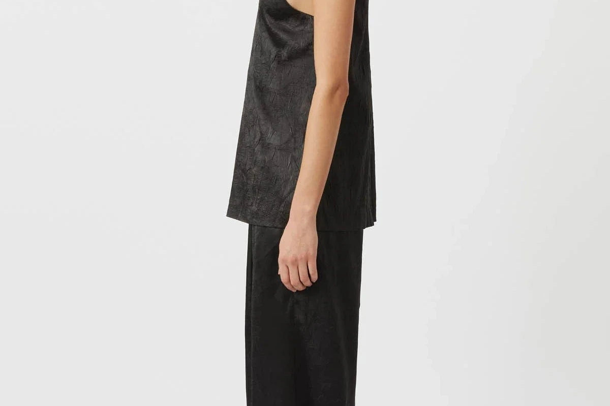 C&M Pants Camilla & Marc | Allire Satin Pant - Black