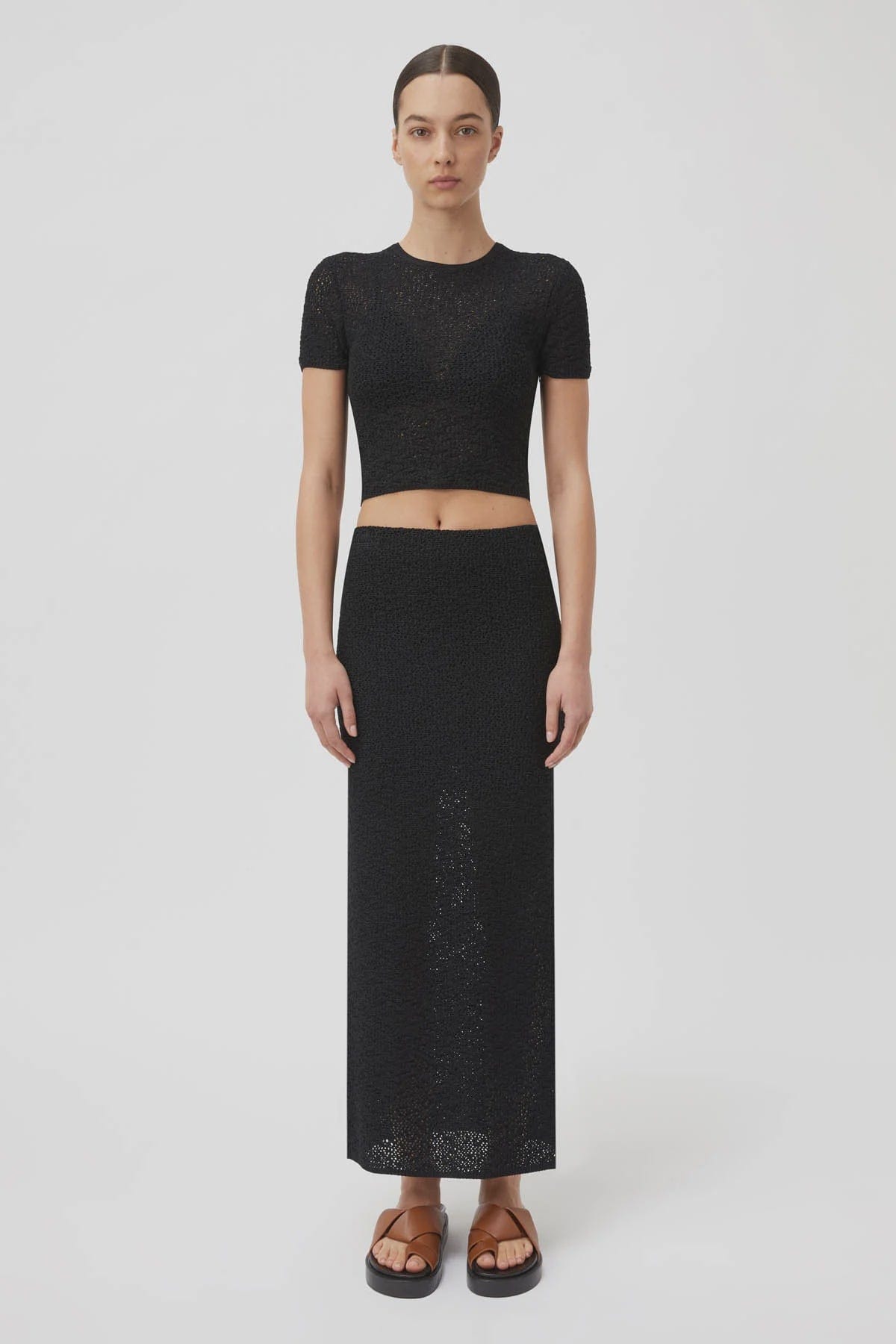 C&M Skirts - Casual C&M | Chara Knit Skirt - Black