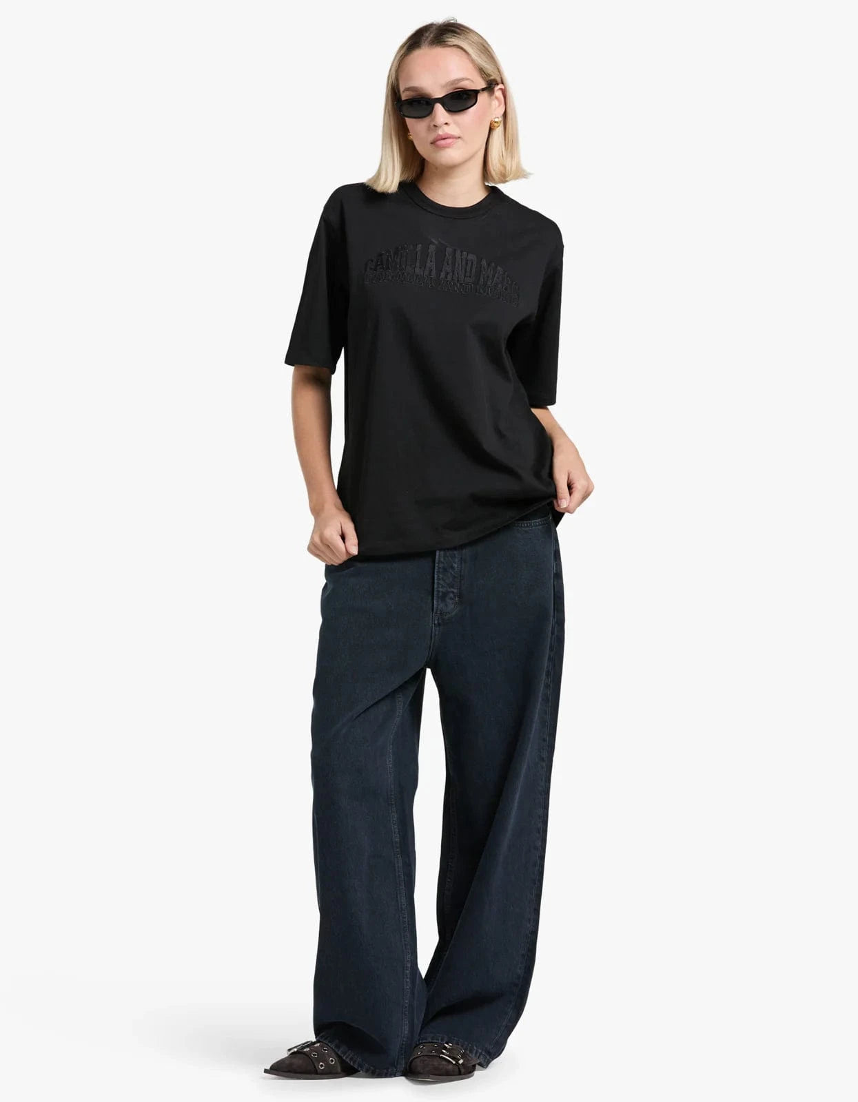 C&M Tees C&M | Liona Graphic Tee - Black