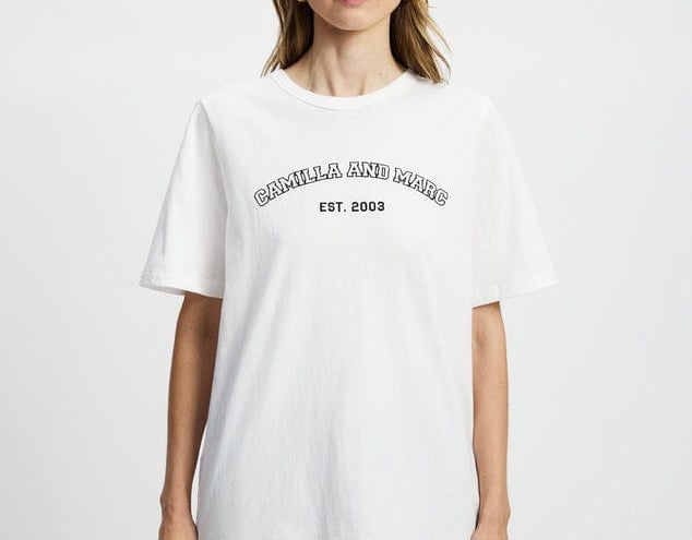 C&M Tees C&M | Odessa Graphic Tee - Soft White