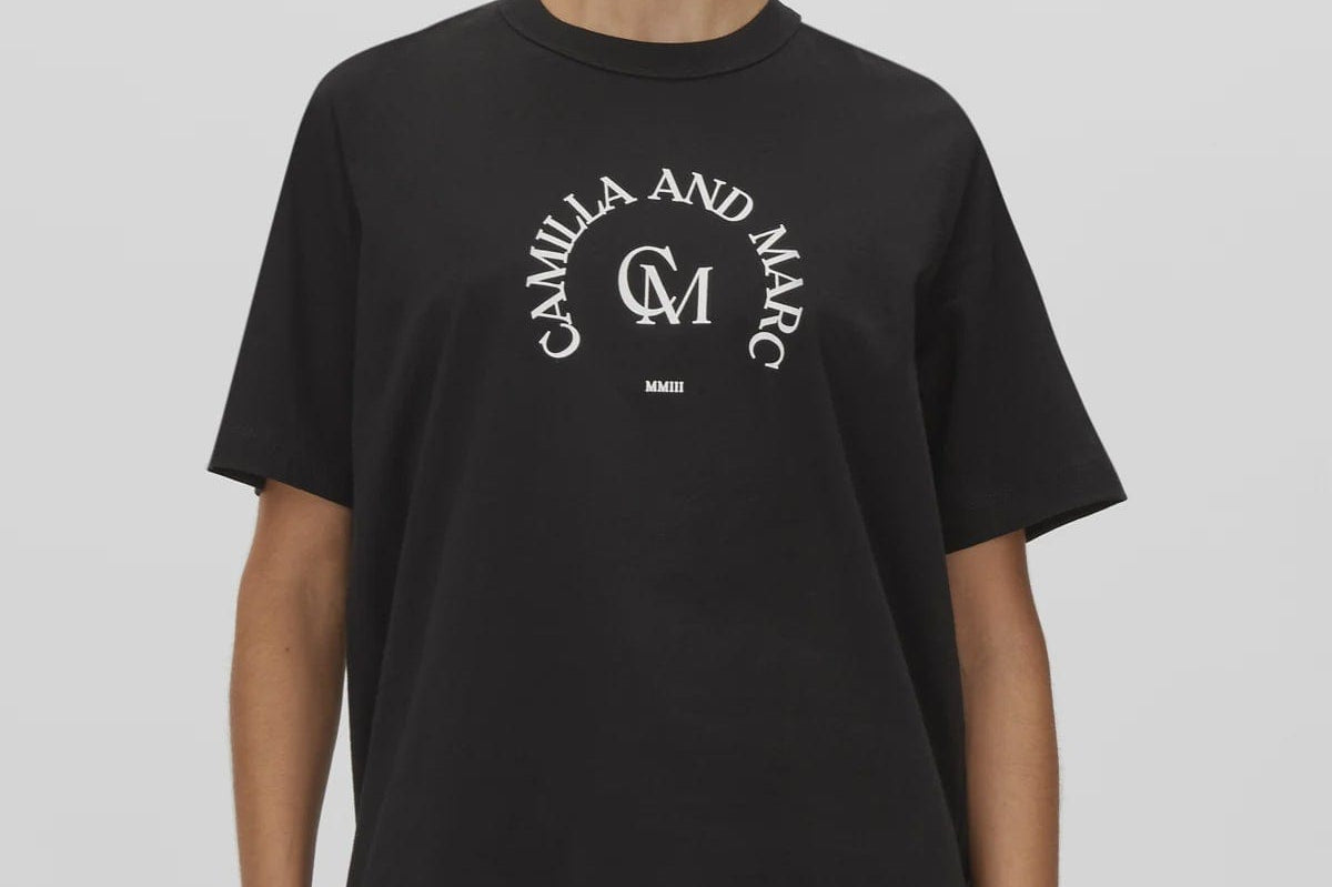 C&M Tees Camilla & Marc | Karine Graphic Tee - Black